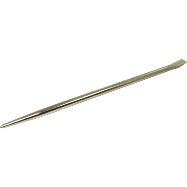 Gray Tools Pinch Bar, 7/8" Width Of Cut X 3/4" Shank X 24" Long, Nickel Plate C67